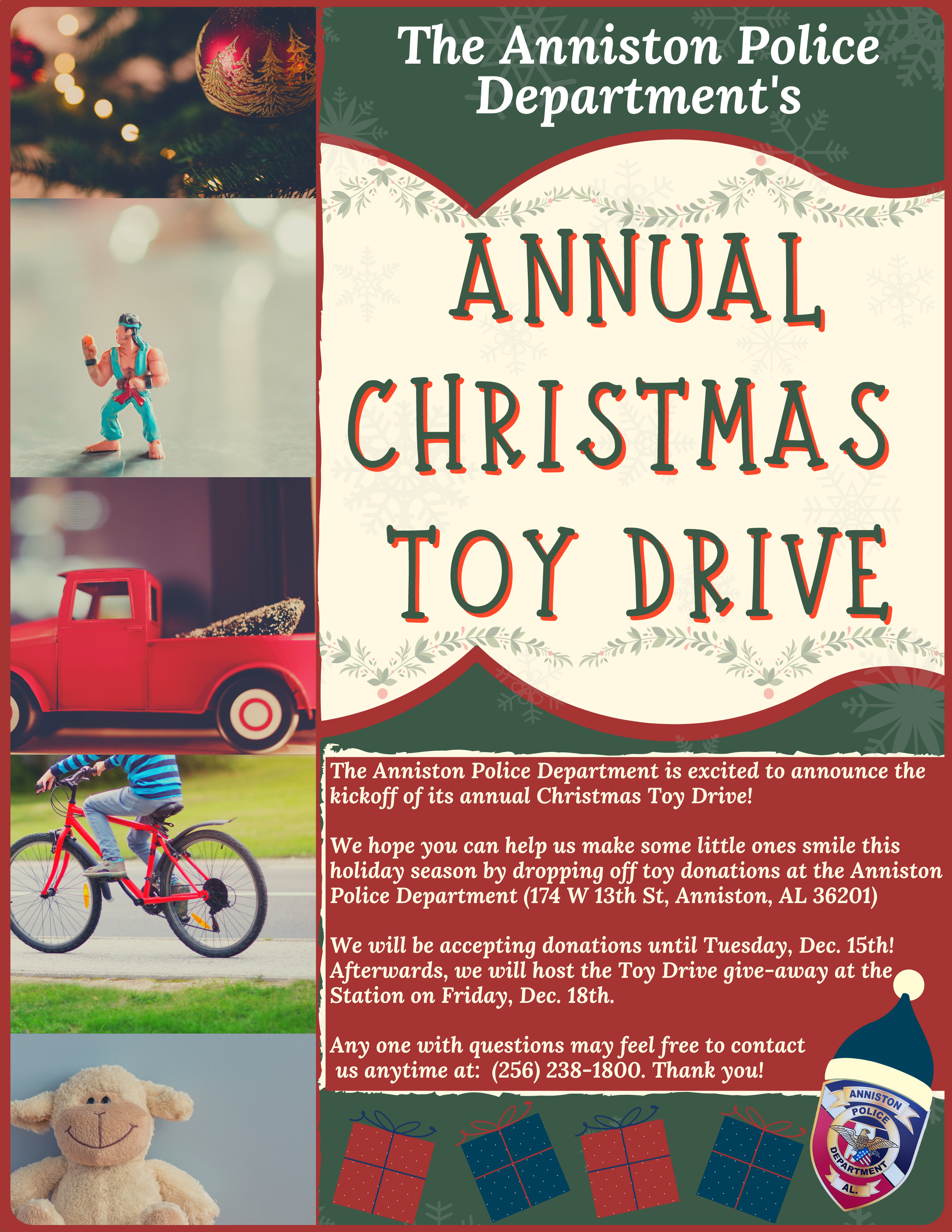 toy drive poster