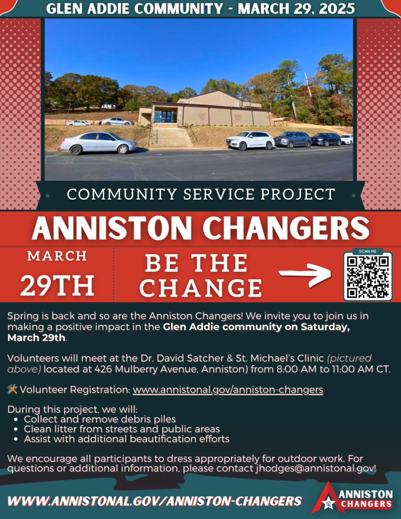 Anniston Changers Flyer Glen Addie 03.29.25